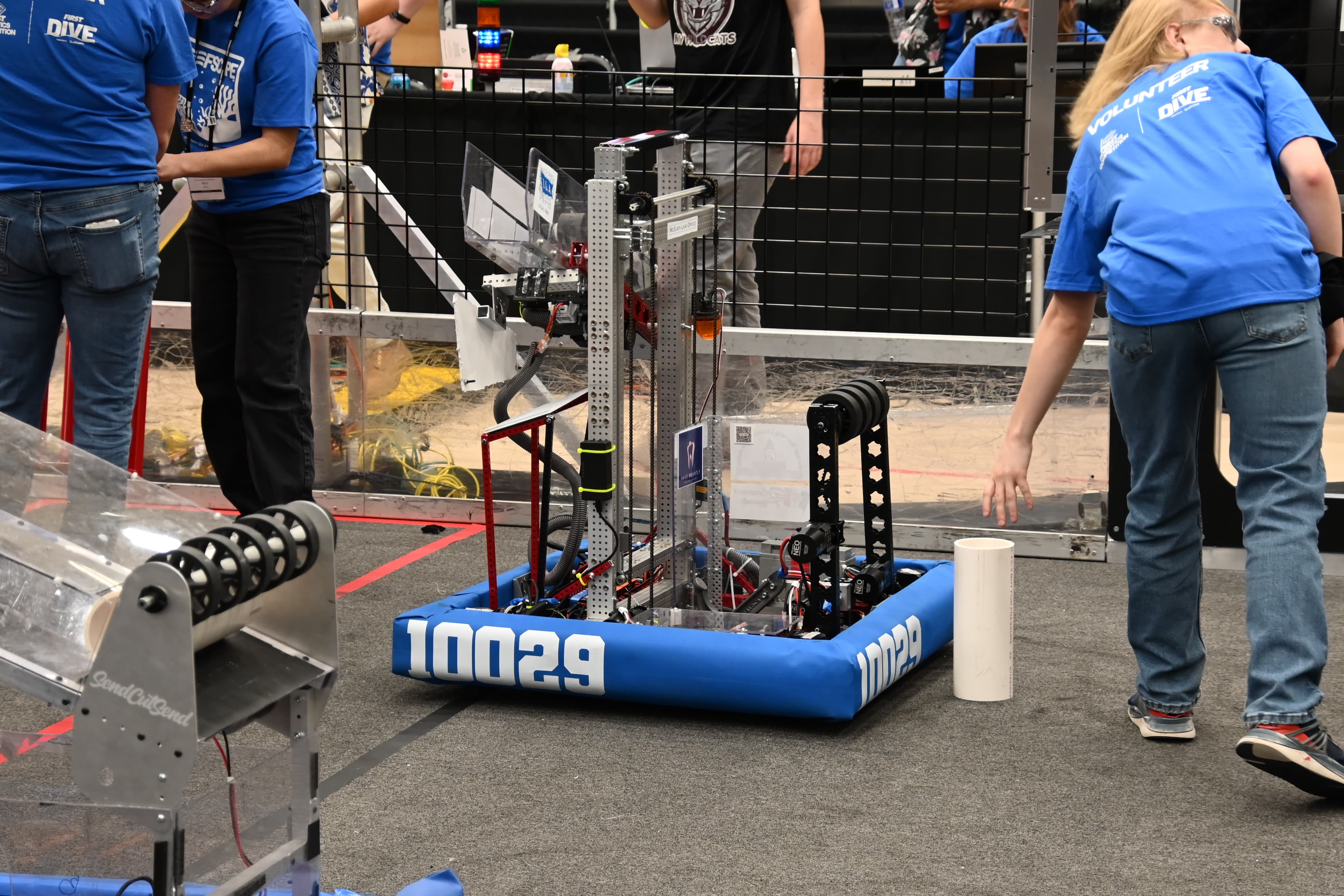 Field setup with robot